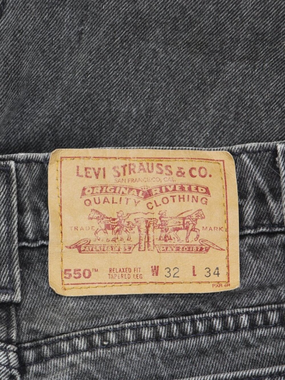 Levi'S Black Levi S Upcycle Baggy 550 Relaxed Fit Jeans Wash See - Picture 3 of 7